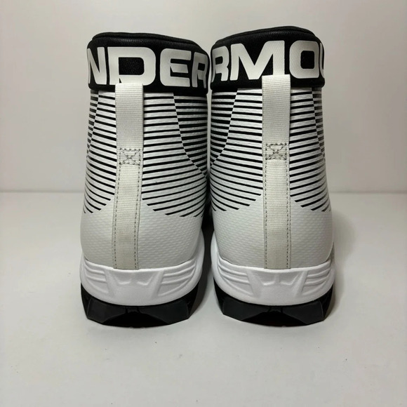 Under Armour Mens UA Hammer MC Football Cleats Mid RM 1289761-011 Black 12.5 NEW - Picture 5 of 9